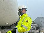 Oprava PFP nátěrů po přepravě 3 kusů LGN tanků 1000m3 areál SHELL Wesseling Německo