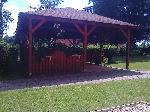Pergola s krbem