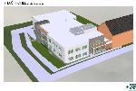 Přístavba České Velenice - ptačí pohled z ulice