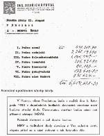 Pozvánka na slavnostní otevření nové školy v Husinci.