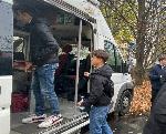 Deváťáci v Bibliobusu
