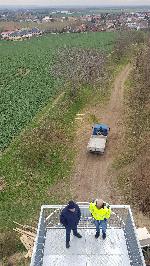 77_Výhledna - Ze stavby