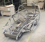 Kompletní svařovaná prostorová konstrukce rámu z nerezových trubek